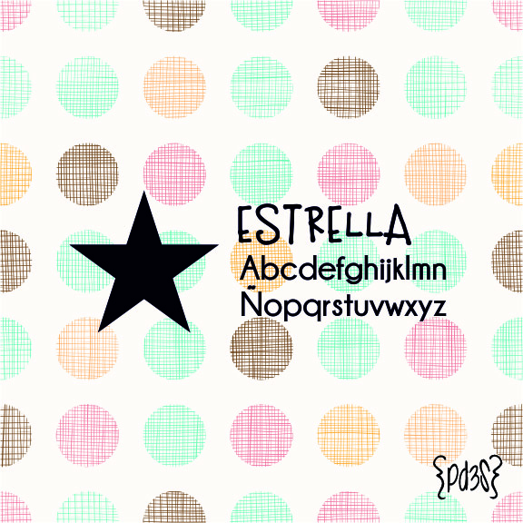 Sello textil y papel ESTRELLA