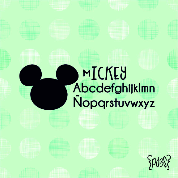 Sello textil y papel MICKEY 2