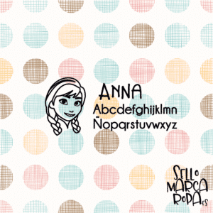 Sello marca ropa anna frozen
